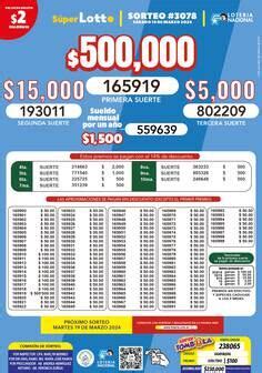 lotto sorteo 3078|Draw Games .